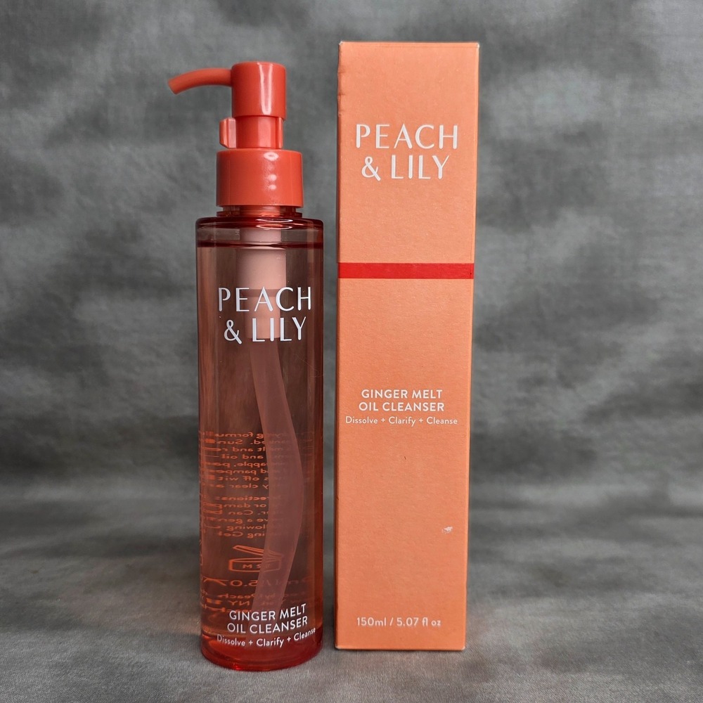 Peach & Lily Ginger Melt Oil Face Cleanser 5.07 fl oz NEW